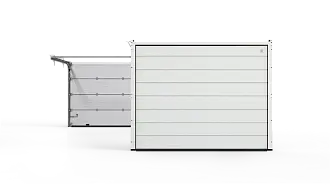 Секционные гаражные ворота серии Trend