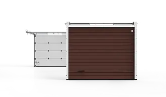 Секционные гаражные ворота серии Trend