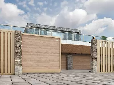 Откатные ворота серии Prestige с автоматикой ALUTECH Roteo Откатные ворота серии Prestige с автоматикой ALUTECH Roteo