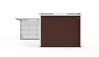 Секционные гаражные ворота серии Trend