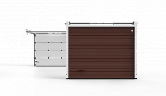 Секционные гаражные ворота серии Trend