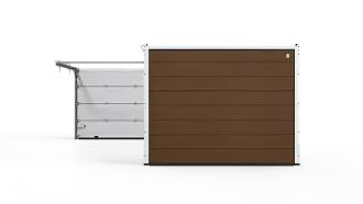 Секционные гаражные ворота серии Trend