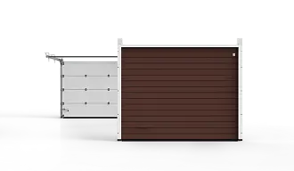 Секционные гаражные ворота серии Trend